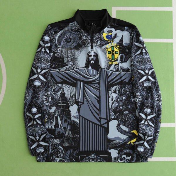 2425 Brazil Jesus Training suit set – Bild 2