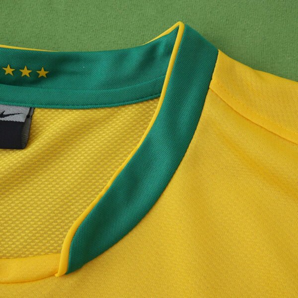 2006 season Brazil home Long sleeved retro Fan version - Billede 3