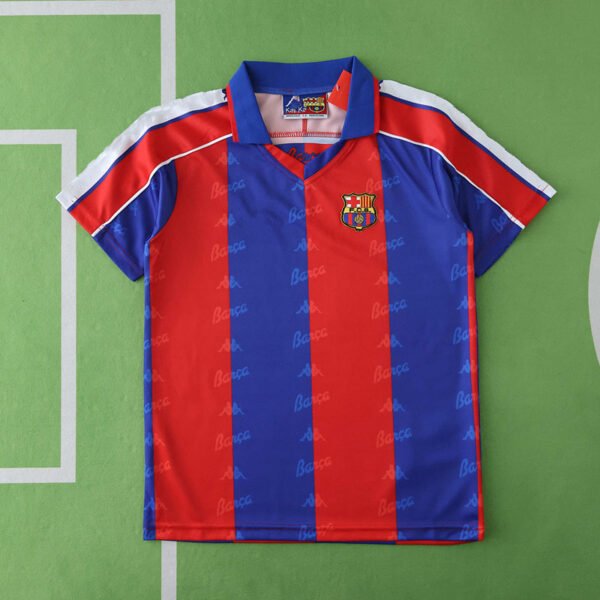 9295 FC Barcelona / Barça home retro Kids kit - Image 2