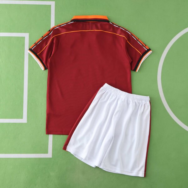9899 A.S. Roma home retro Kids kit - Afbeelding 13