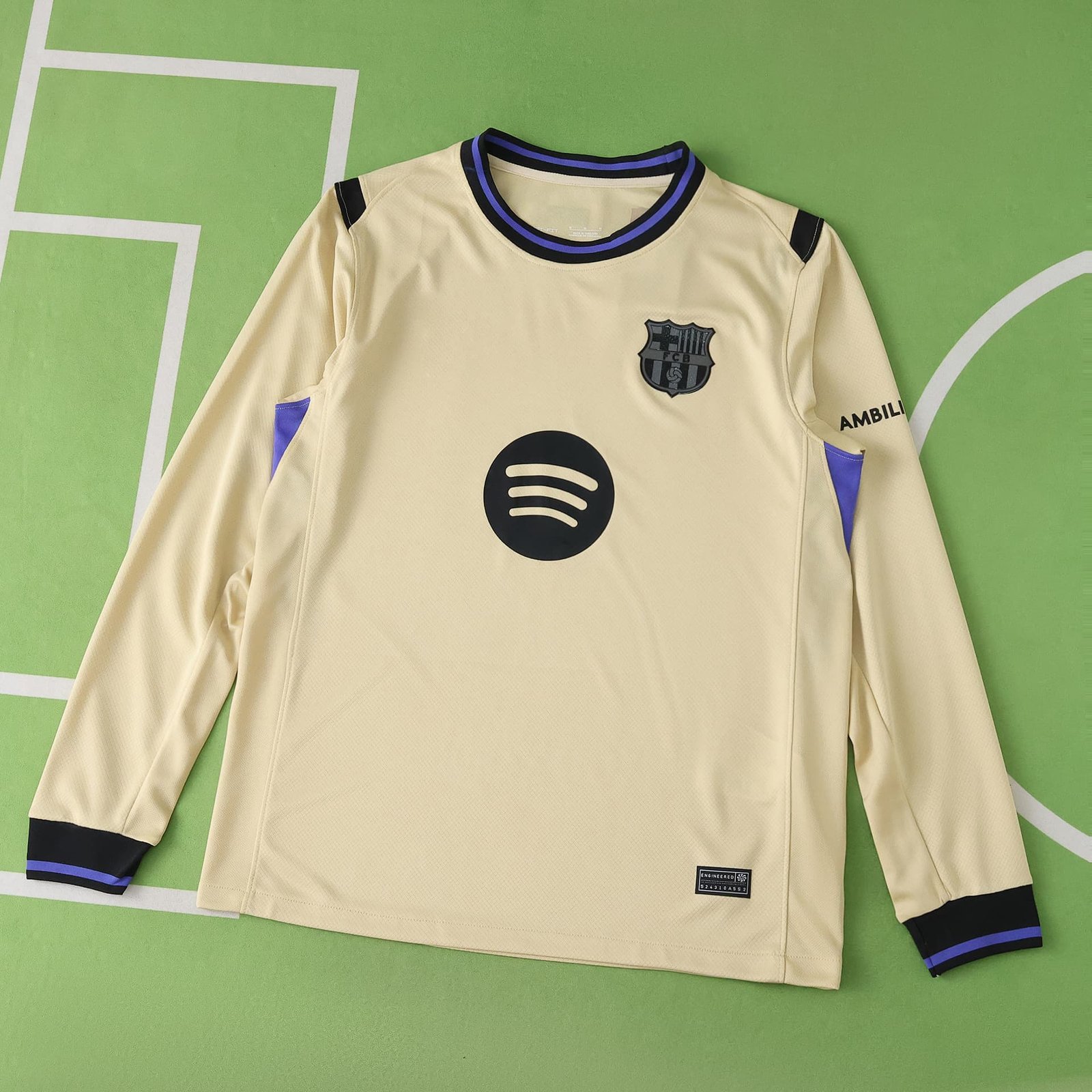 8f4ff8d04a 2526 season FC Barcelona / Barça away Long sleeved Fan version - Imagem 1