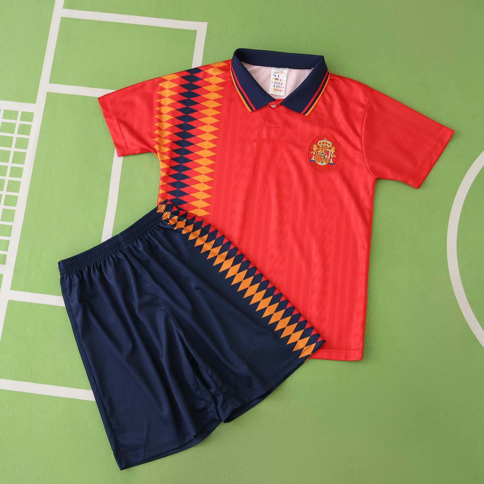 92c014c494 1994 season Spain home retro Kids kit - immagine 1