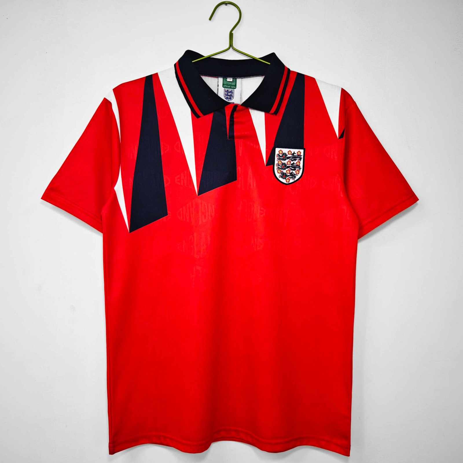 97fe23dce9 1992 season England Away retro Fan version - Image 1