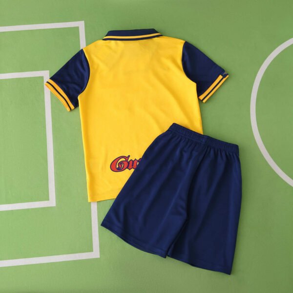 ⁦9697 season Arsenal F.C. away retro Kids kit⁩ - الصورة ⁦13⁩