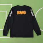 1213 season Santos FC black Long sleeved retro Fan version - Imagen 12