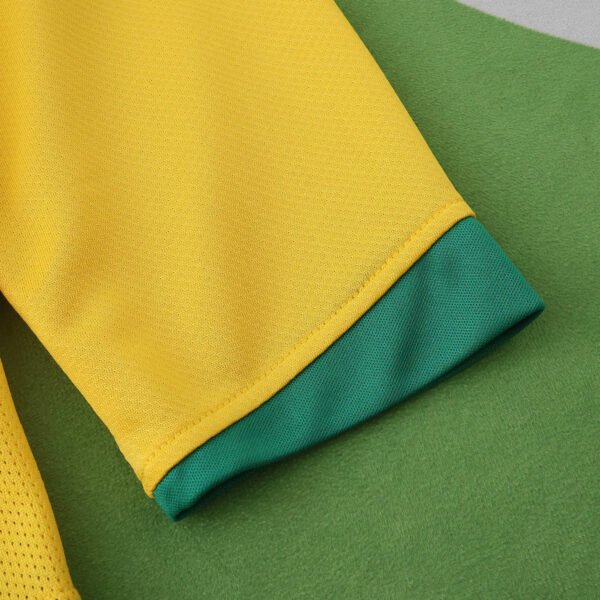 2006 season Brazil home Long sleeved retro Fan version - Billede 7