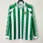 9597 season Real Betis Home Long Sleevesd retro Fan version