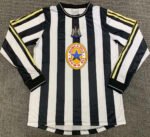9799 season Newcastle United Home Long Sleeves retro Fan version
