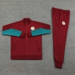 2425 Paris Saint-Germain F.C. red Long zipper jacket set