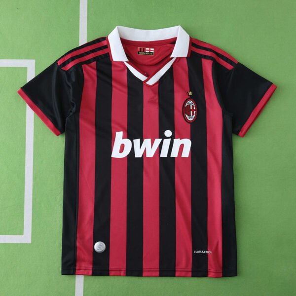 0910 A.C. Milan home retro Kids kit - Imagen 5