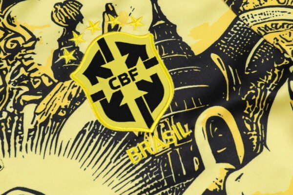 2425 Brazil Jesus yellow Training suit set - Billede 8