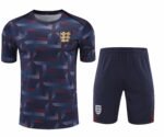 2425 England Training clothes suit Short sleeve Fan version