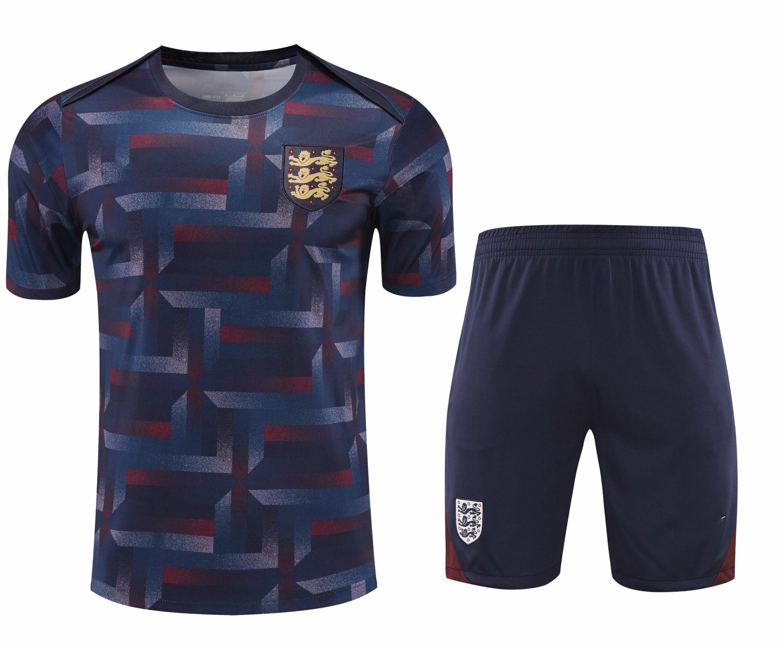 be2c1acd6c-1 2425 England Training clothes suit Short sleeve Fan version - Image 1