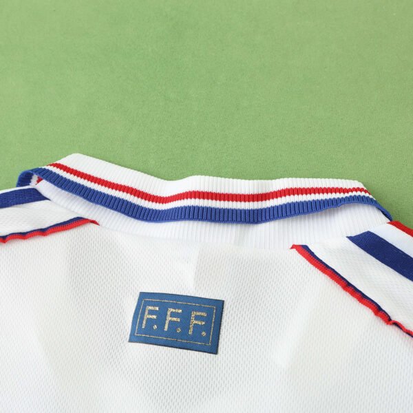 1998 season France away Long sleeved retro Fan version - Imagen 11