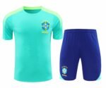 2425 Brazil Training clothes suit Short sleeve Fan version