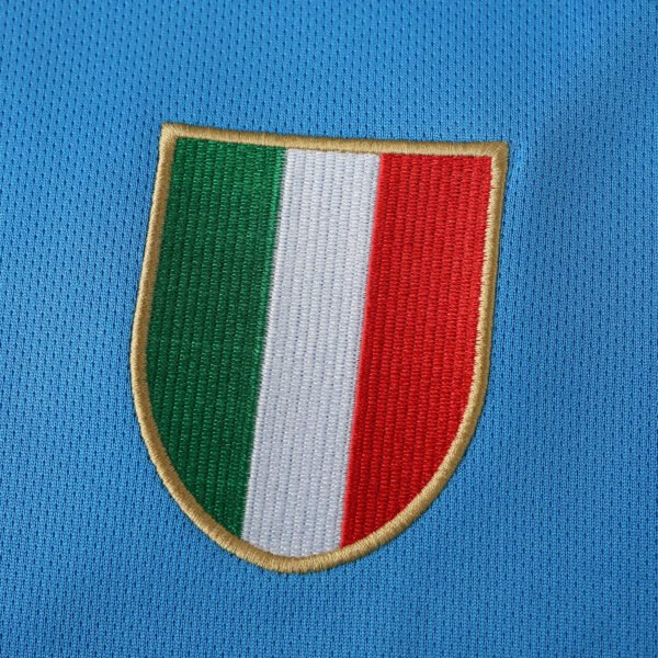 ⁦8788 season S.S.C. Napoli home retro Fan version⁩ - الصورة ⁦3⁩