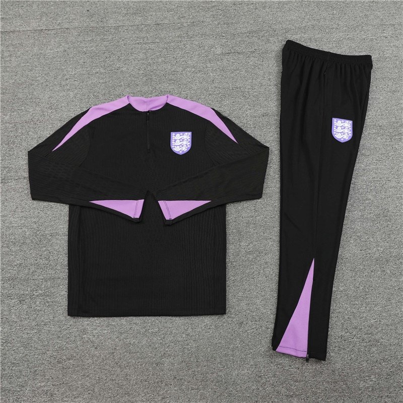 cbe64c589a 2425 England black Training suit set Player version – Image 1