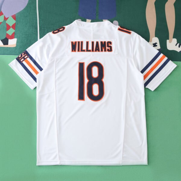 2425  Chicago Bears white 3th generation 18#WILLIAMS - Billede 2