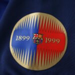 ⁦centenary FC Barcelona / Barça retro Kids kit⁩ - الصورة ⁦18⁩