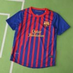 ⁦1112 season FC Barcelona / Barça home retro Kids kit⁩ - الصورة ⁦2⁩