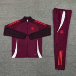 2425 Fußball-Club Bayern München red Long zipper jacket set