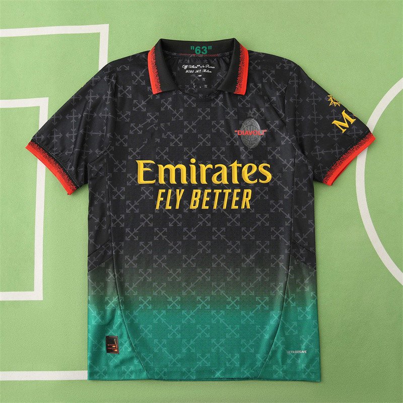 f3dbce961c 2425 season A.C. Milan x OFF-WHITE Player version - Image 1