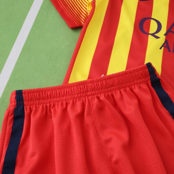 1314 season FC Barcelona / Barça away Kids kit – Image 8