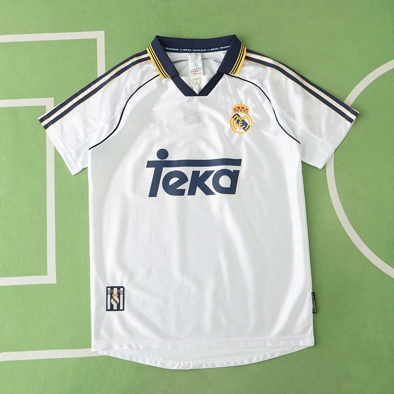 1e95f988bf 9900 season Real Madrid CF home retro Fan version - Imagem 1