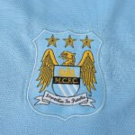 ⁦1314 season Manchester City F.C. home retro Fan version⁩ - الصورة ⁦3⁩