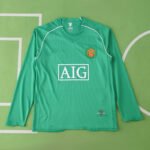 0708 season Manchester United F.C. goalkeeper retro Long sleeved Fan version