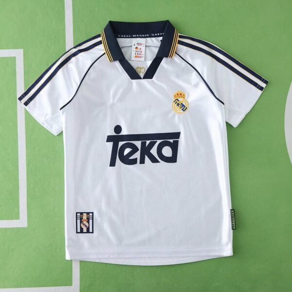9900 Real Madrido CF home retro Kids kit - Imagen 2