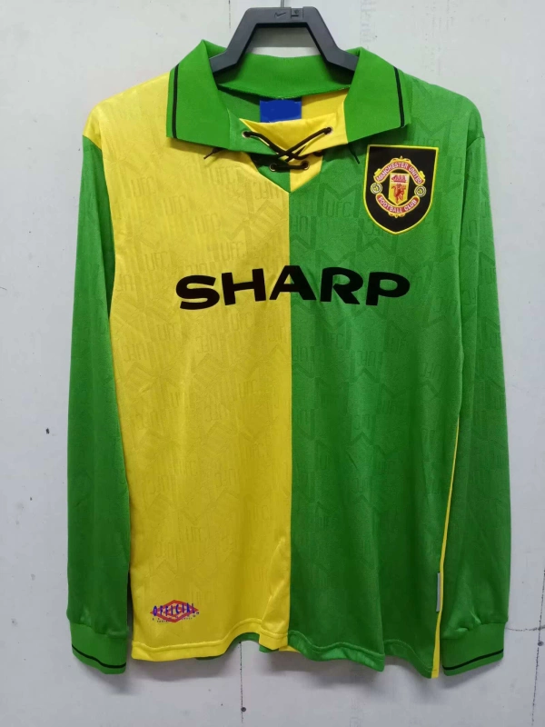 4795c0e79b 1992-94 Manchester United away long sleeved retro - الصورة 1