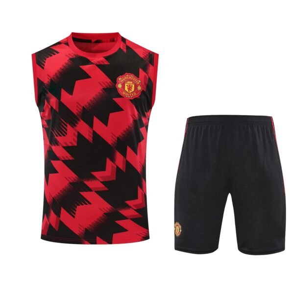 ⁦2526 season Manchester United F.C. Training clothes suit vest Fan version⁩ - الصورة ⁦2⁩
