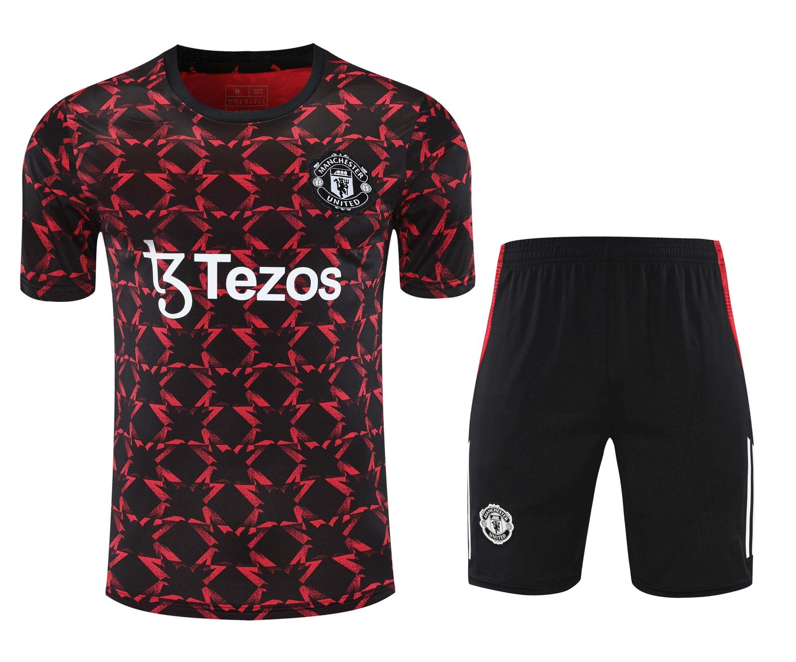 51c38eb8f5 2526 season Manchester United F.C. Training clothes suit Short sleeve Fan version - Imagem 1