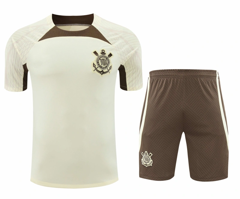 53486159cc 2425 Sport Club Corinthians Paulista Training clothes suit Short sleeve Fan version - immagine 1