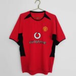0204 season Manchester United Home  Retro Fan version