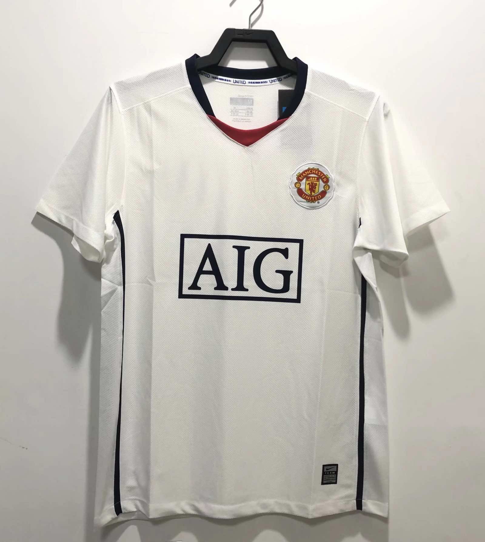 6083257bf0 0809 season Manchester United away retro Fan version - الصورة 1