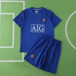 0809 Manchester United F.C. third retro Kids kit