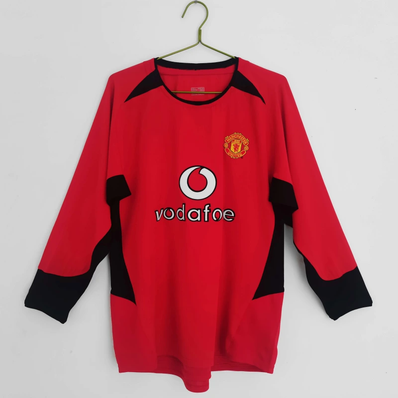 8c00bd2cbe 0204 Manchester United Home Long sleeved Retro Fan version - Billede 1