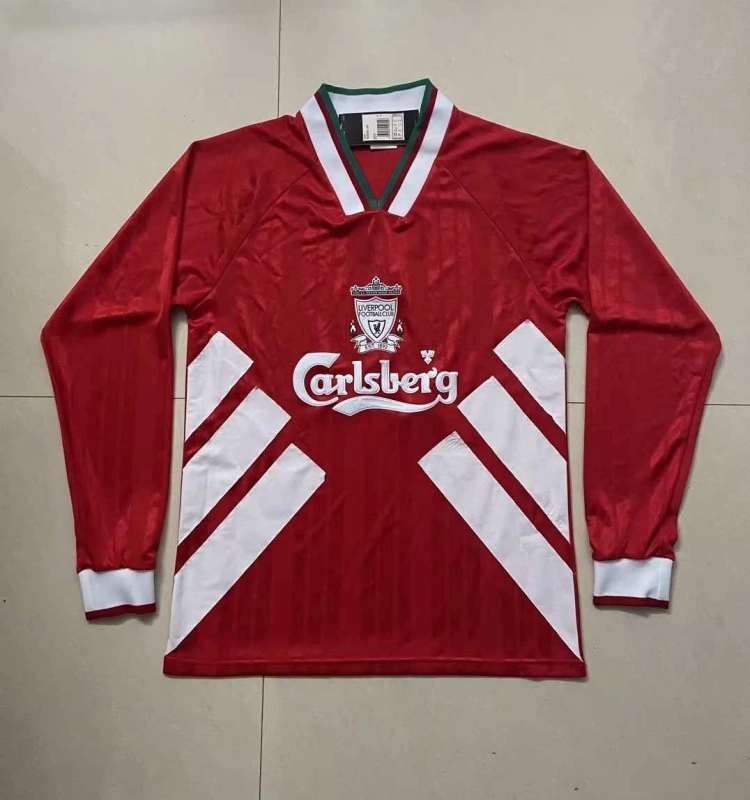 b05b007d6f 9395 season Liverpool Home Long Sleevesd retro Fan version - Afbeelding 1