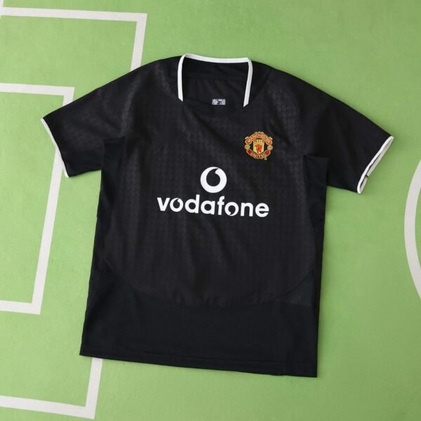 ⁦0304 season Manchester United F.C. away retro Kids kit⁩ - الصورة ⁦2⁩