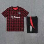 2526 season Manchester United F.C. Training clothes suit Short sleeve Fan version - Imagem 3