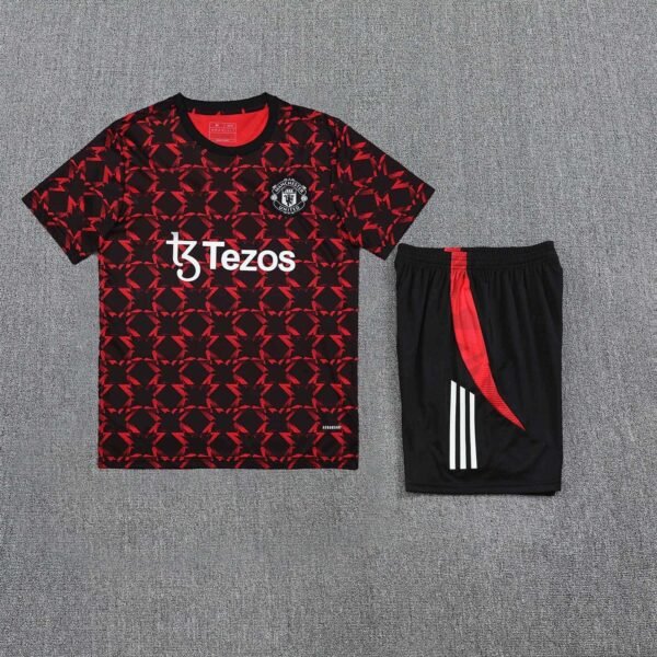 2526 season Manchester United F.C. Training clothes suit Short sleeve Fan version - Imagem 3