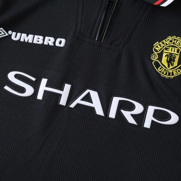 ⁦9899 season Manchester United F.C. away Kids kit⁩ - الصورة ⁦5⁩