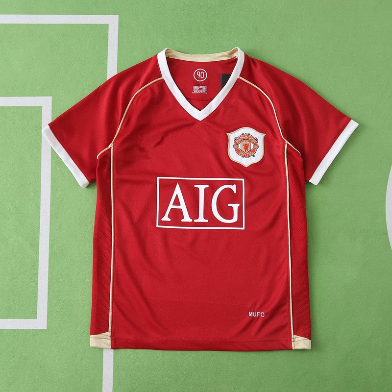 e5d6b665ed 0607 season Manchester United F.C. home Kids kit - Imagem 1