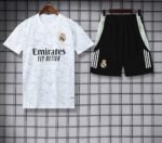 2526 season Real Madrid CF Training clothes suit Short sleeve Fan version - Image 2