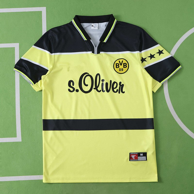 f465ec052c 1997 season Borussia Dortmund home retro Fan version - Image 1