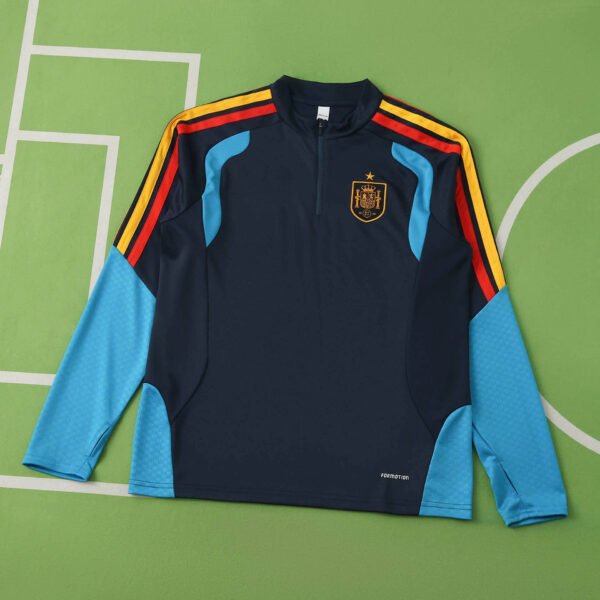 2026 FIFA World Cup Spain royal blue Half pull training suit - Afbeelding 4