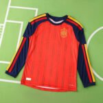 2026 FIFA World Cup Spain home Long sleeved Player version