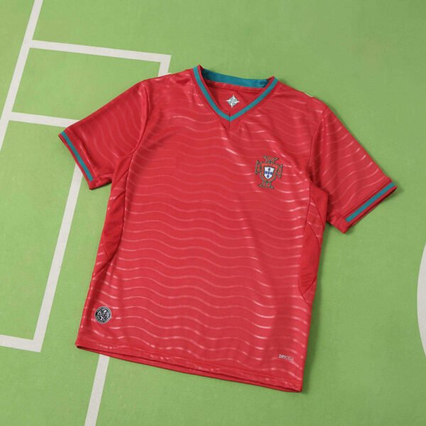 2026 FIFA World Cup Portugal home Kids kit - Image 3